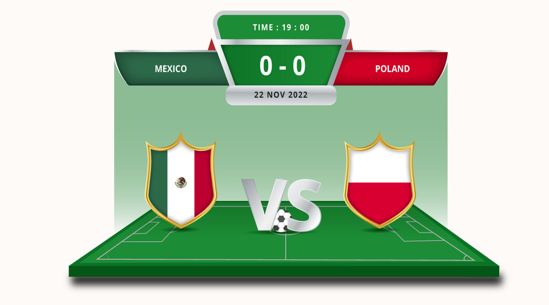 شرط بندی بازی مکزیک و لهستان جام جهانی ۲۰۲۲ قطر با ضریب بالا